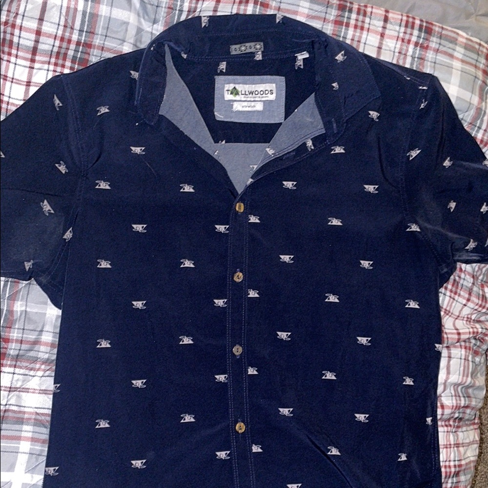 Navy Blue Men's Shirt
